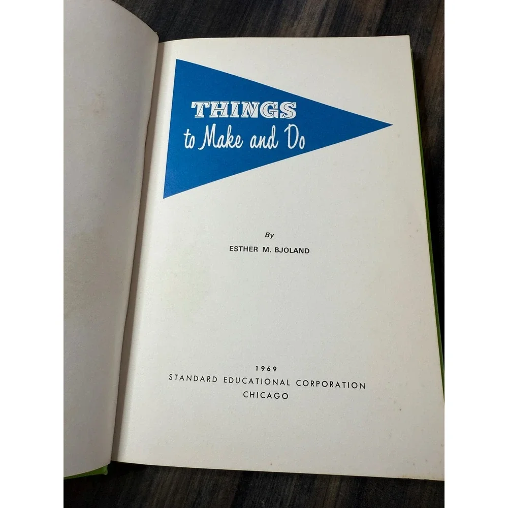 Things to Make‎ and Do Children's Craft Activity Book 1969